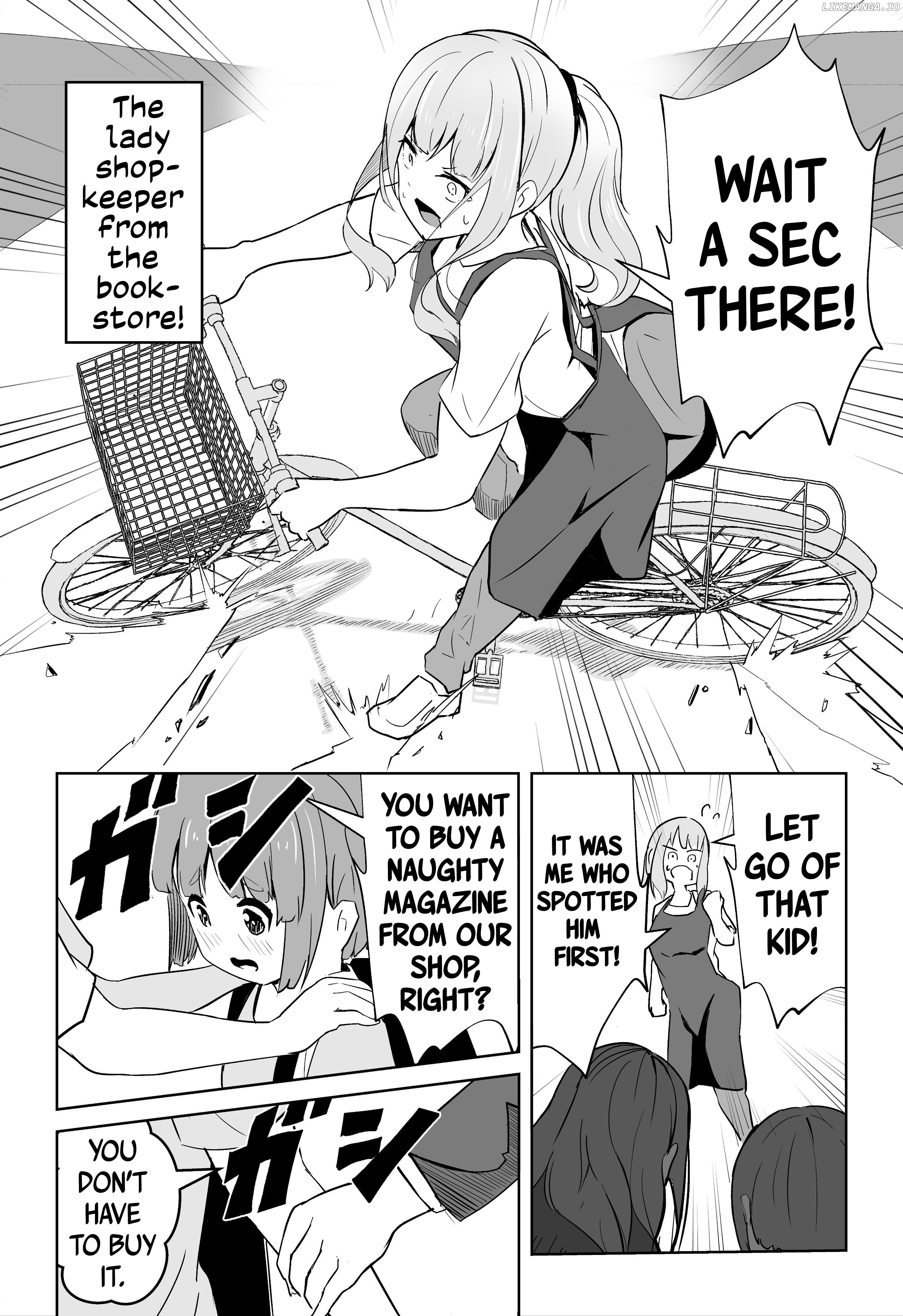 The shota who wants to buy a naughty magazine, and the onee-san who wants to sell him one chapter 4 - page 3
