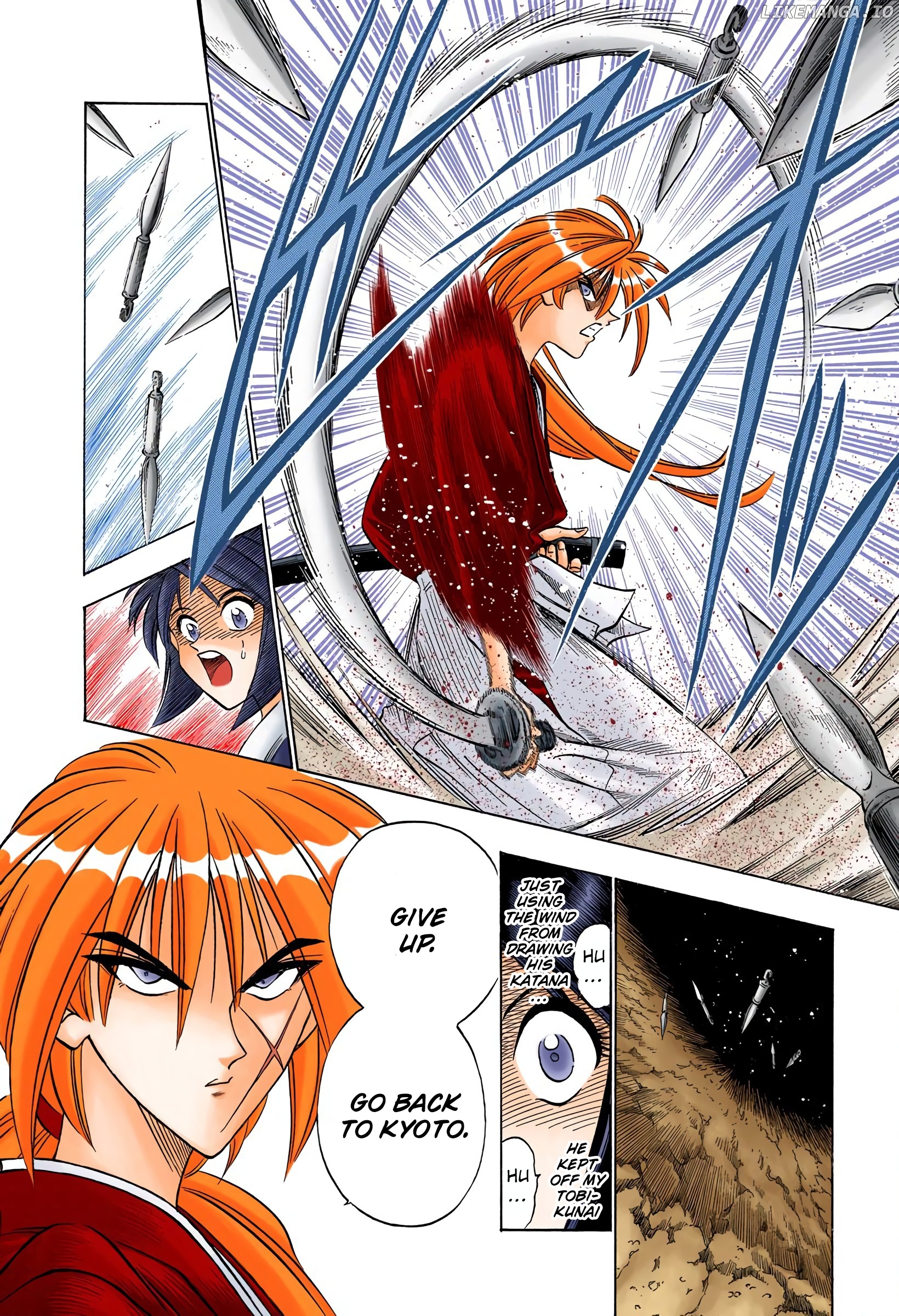 Rurouni Kenshin: Meiji Kenkaku Romantan - Digital Colored Comics chapter 64 - page 12