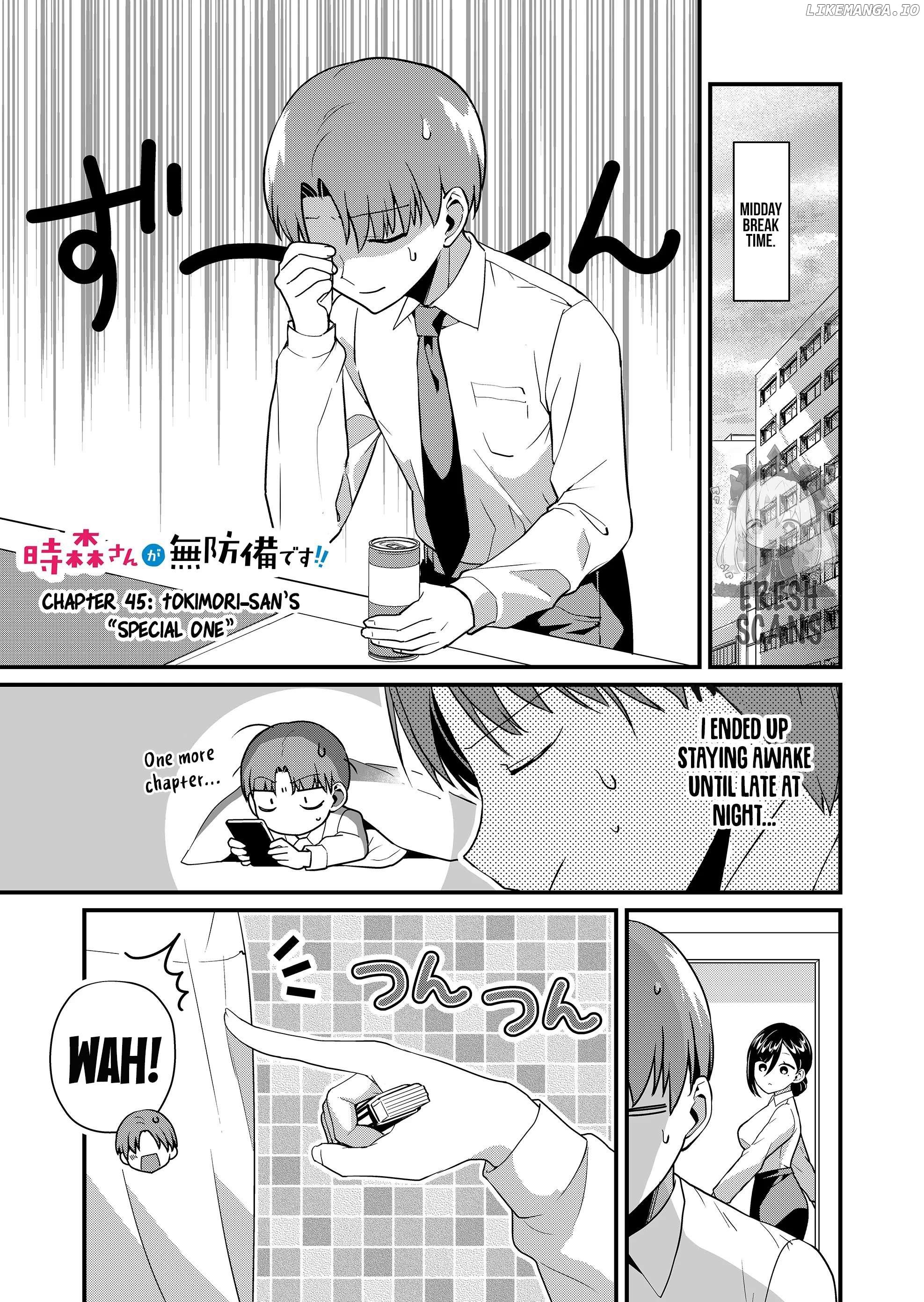 Tokimori-san Is Completely Defenseless!! Chapter 45 - page 2